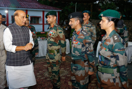 Defence Minister visits formation in Dinjan