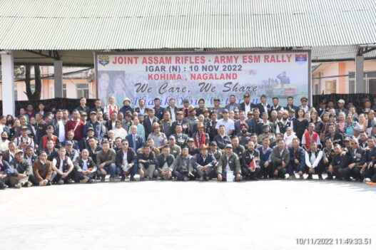 Rally for assam rifles and army veterans
