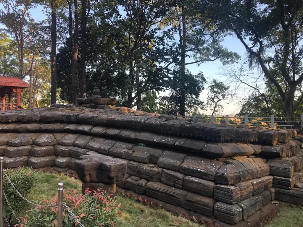 The ruins of Malinithan, a testament to the rich history and culture of Arunachal Pradesh