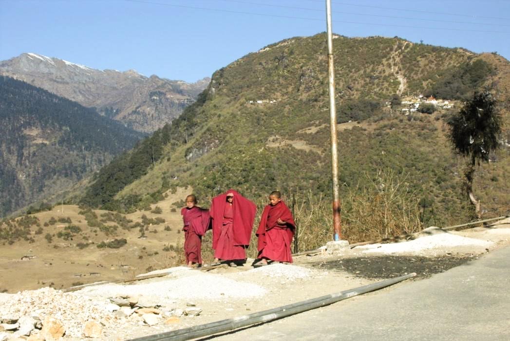 Novice Lamas in the Tawang Monastery. (Photo Credit: Dr. Bibhash Dhar)