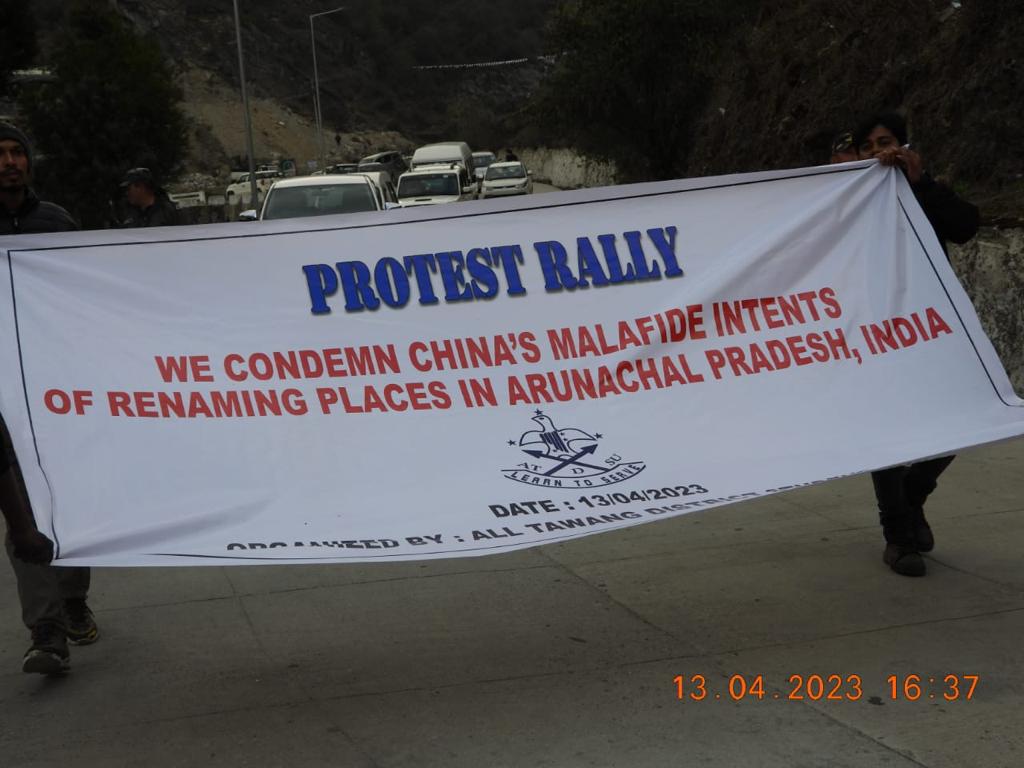 protest rally banner
