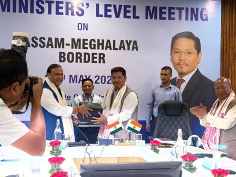 The second phase of border talks between Assam and Meghalaya is underway at the State Guest House at Koinadora, Guwahati Assam.