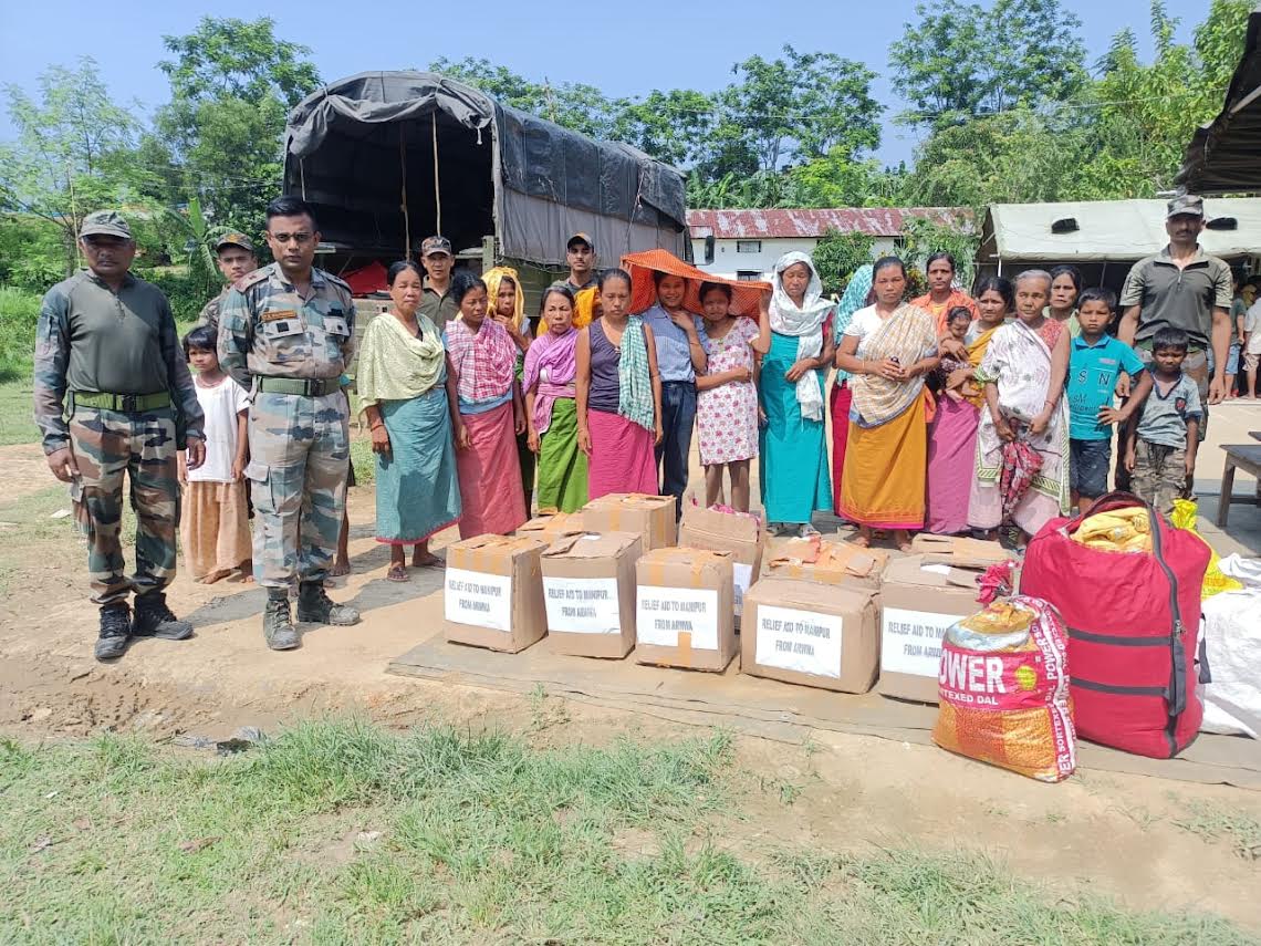 Assam Rifles Relief camp in Jiribam Manipur