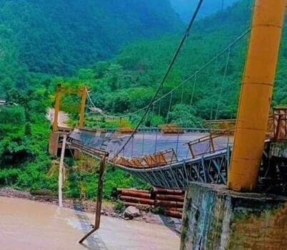 Mansawng Suspension Bridge Collapsed