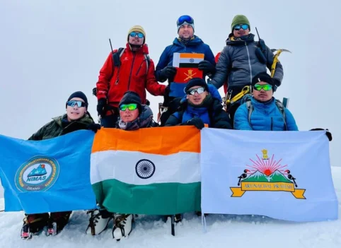 NIMAS team scales 20,942 ft high virgin peak in Arunachal