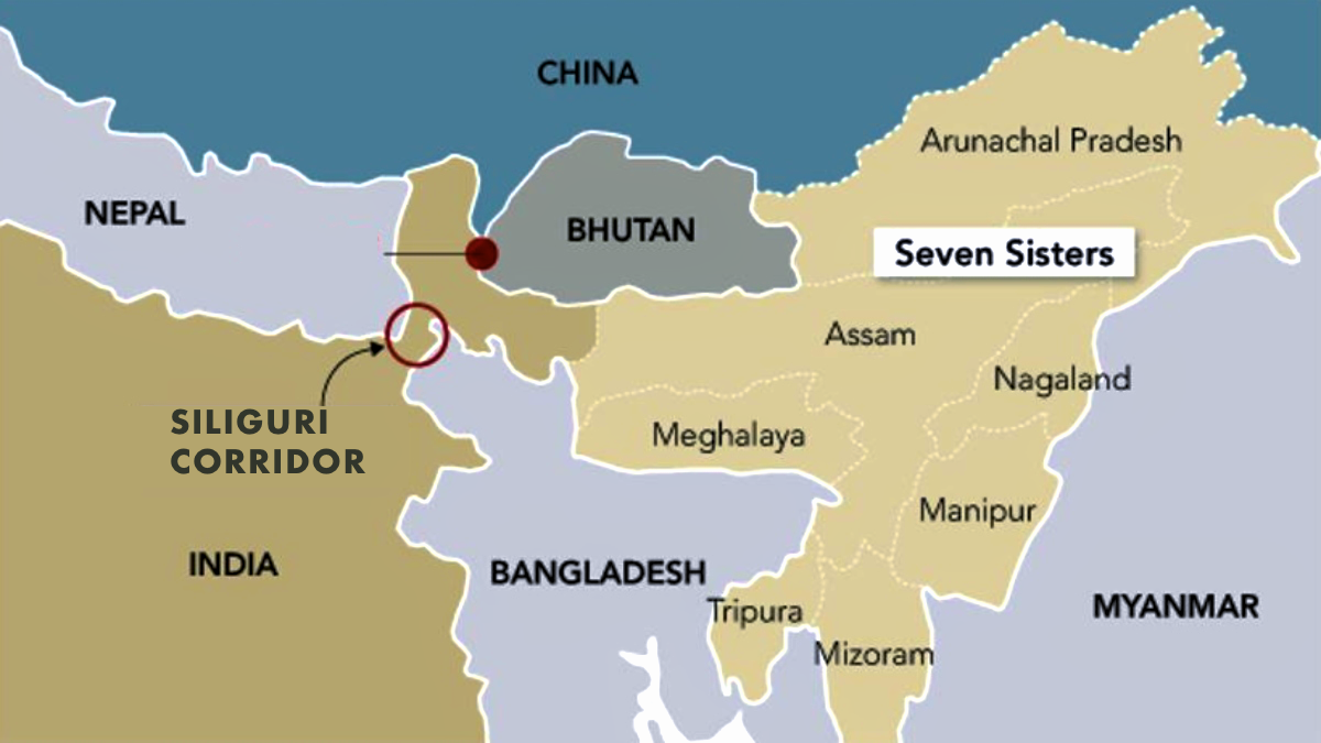 Siliguri Corridor Map