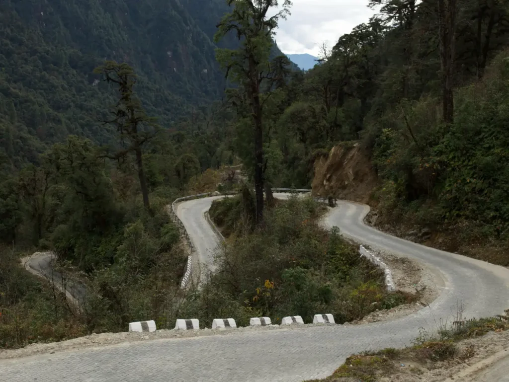 Border roads in Arunachal Pradesh constructed by the BRO