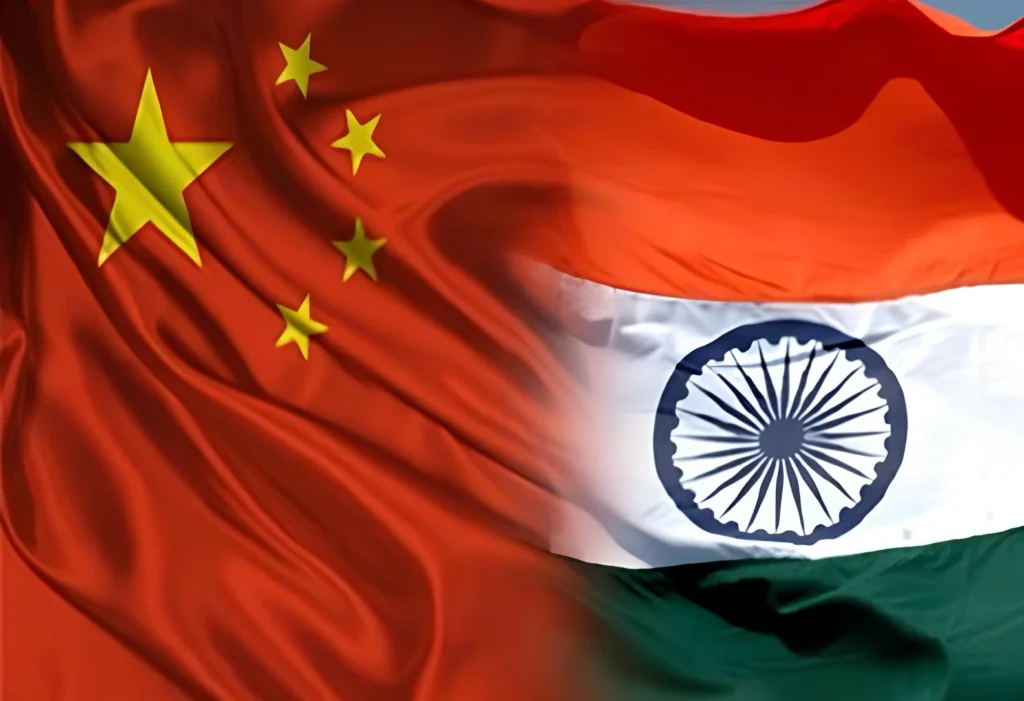 India China Flag